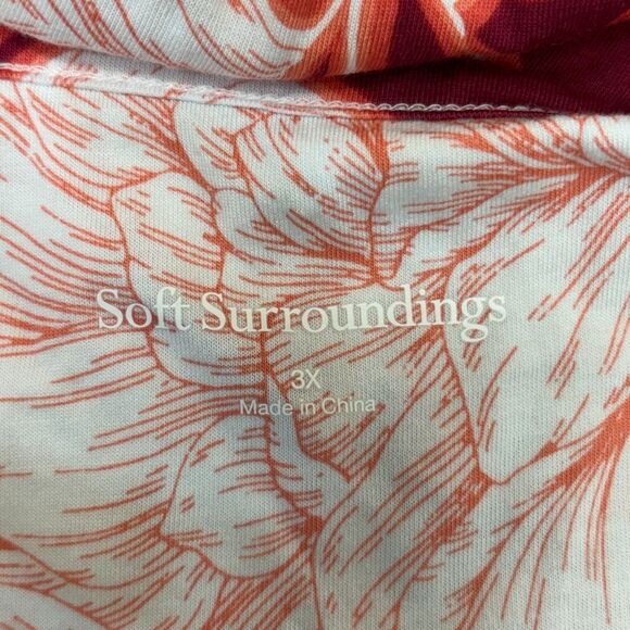 Soft Surroundings Women Sleeveless Maxi Dress Size 3X Floral Boho C026 -21 - Picture 9 of 15